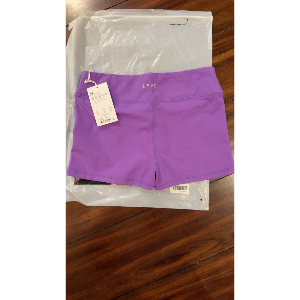 LSKD RXD Micro Short Tights Iris Purple Athletic Workout Shorts-Iris NEW NWT - Picture 7 of 16